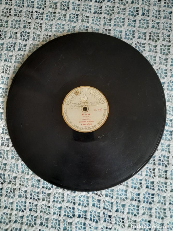 Discos de pizarra: Eva Lehar pasodoble y Eugenia E. Garc&iacute;a Mazurca disco pathe - Foto 1