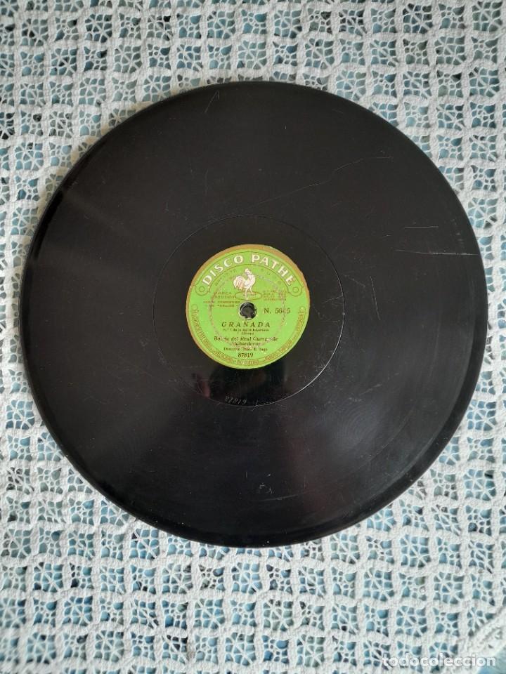 Discos de pizarra: Granada 1 Alb&eacute;niz y c&eacute;lebre tarantella disco pathe - Foto 1