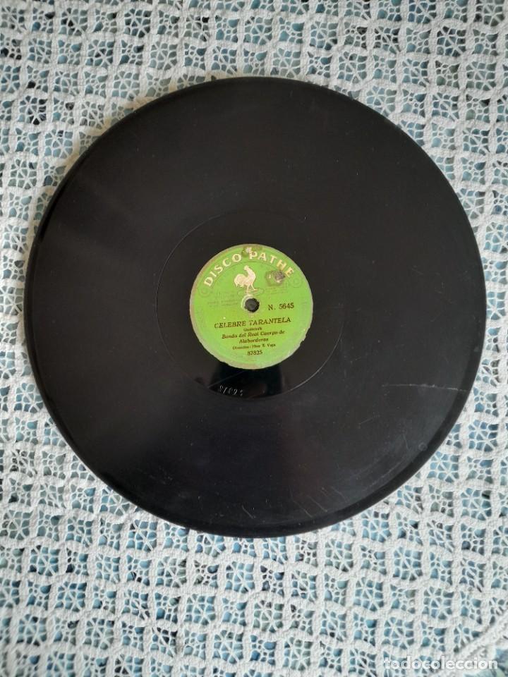 Discos de pizarra: Granada 1 Alb&eacute;niz y c&eacute;lebre tarantella disco pathe - Foto 4