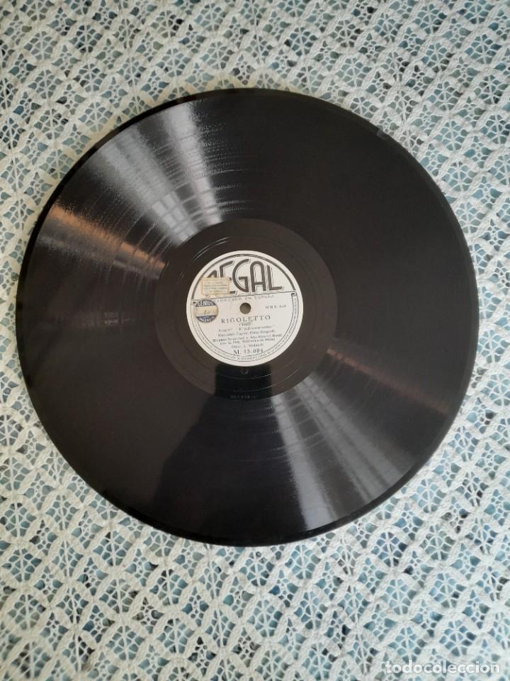 Discos de pizarra: Rigoletto Verdi disco Regal - Foto 1