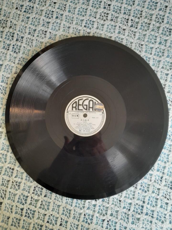 Discos de pizarra: A&iacute;da Verdi acto 4 disco Regal - Foto 3