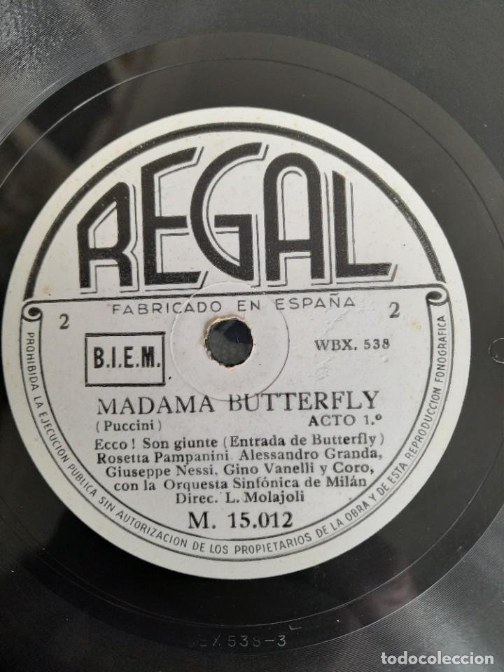 Discos de pizarra: Madame Butterfly Puccini acto uno disco Regal - Foto 4