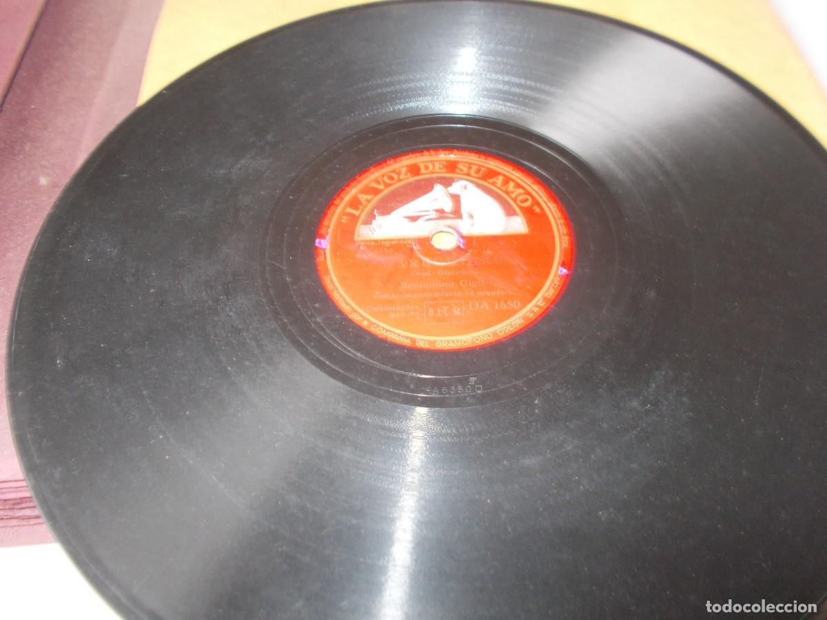 Discos de pizarra: BENIAMINO GIGLI Marechiare / La danza - Foto 5