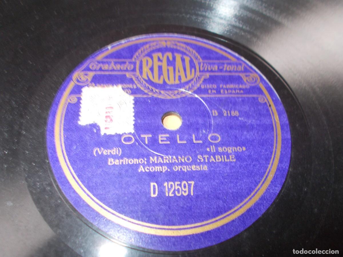 Discos de pizarra: MARIANO STABILE Otello / La forza del destino - Foto 4