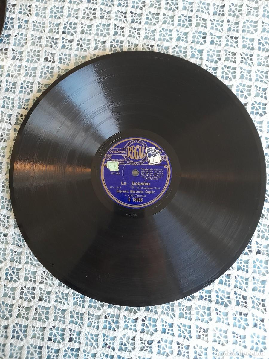 Discos de pizarra: Rigoleto Verdi y La Boheme Puccini disco Regal - Foto 3