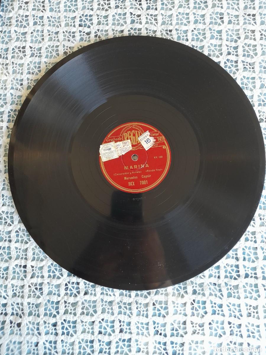 Discos de pizarra: Marina parte 1 pensar en &eacute;l y rond&oacute; final disco Regal - Foto 3