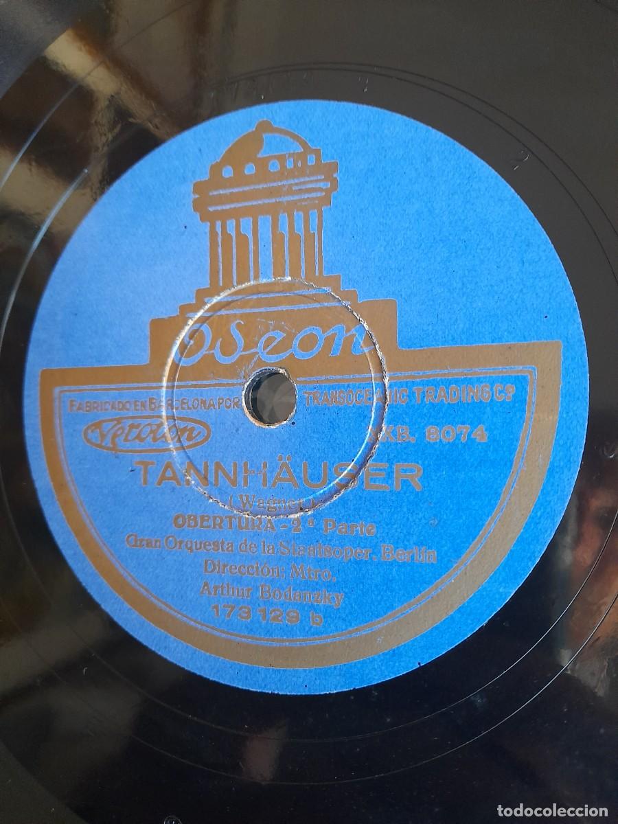 Discos de pizarra: Tannhauser obertura uno y dos disco oseon - Foto 4