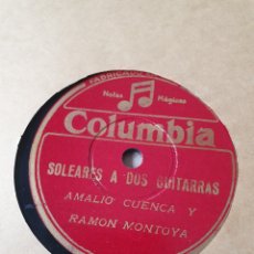 Dischi in gommalacca: SOLEARES A DOS GUITARRAS 78 RPM. Lote 364679406