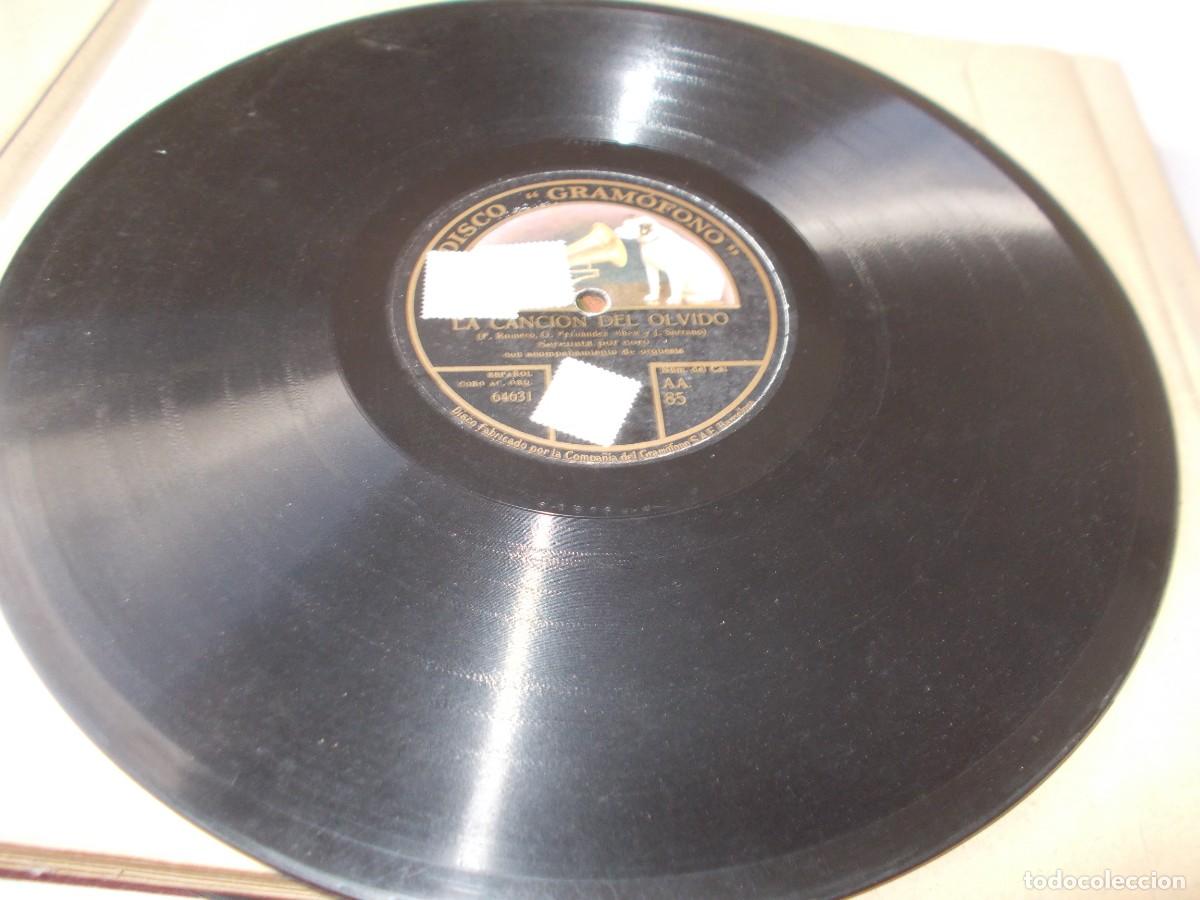 Discos de pizarra: LA CANCI&Oacute;N DEL OLVIDO Serenata / Marinella - Foto 3