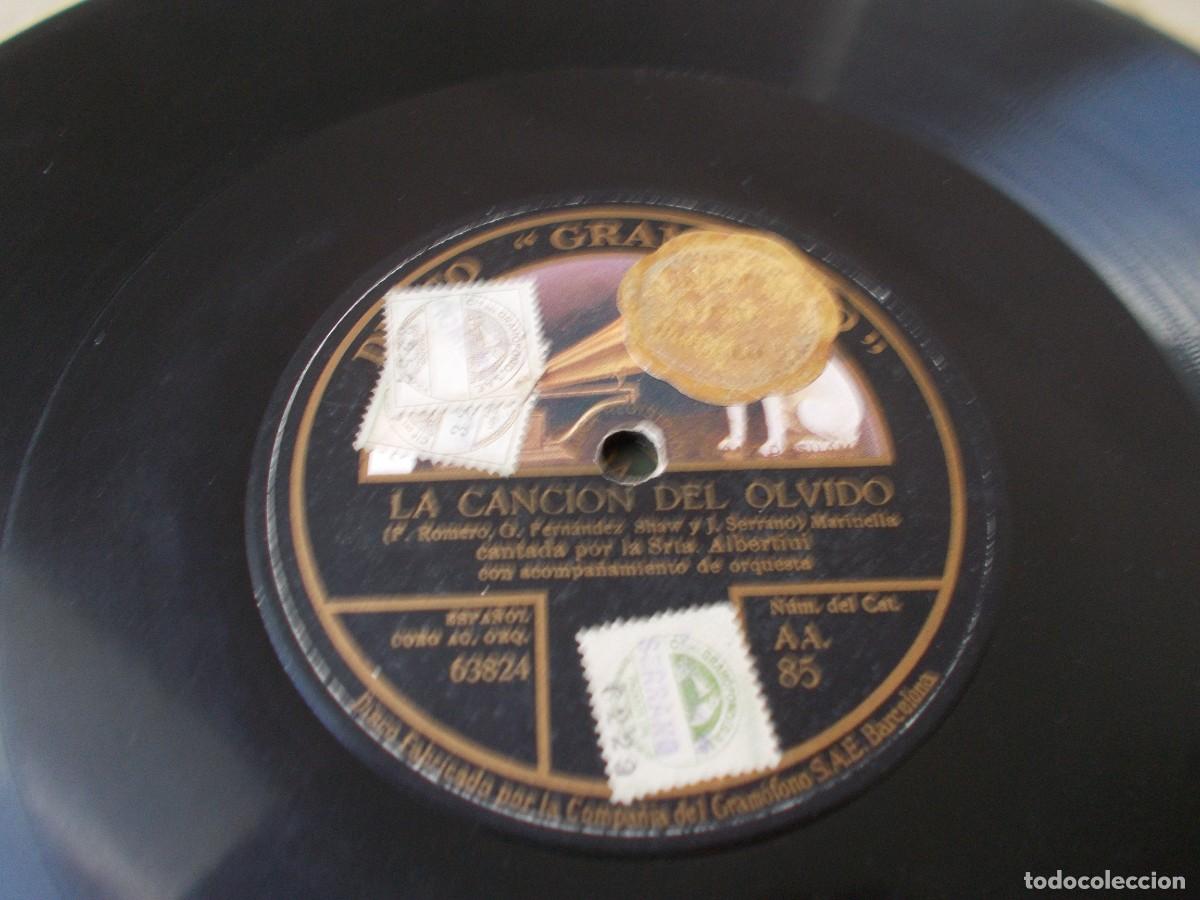 Discos de pizarra: LA CANCI&Oacute;N DEL OLVIDO Serenata / Marinella - Foto 4