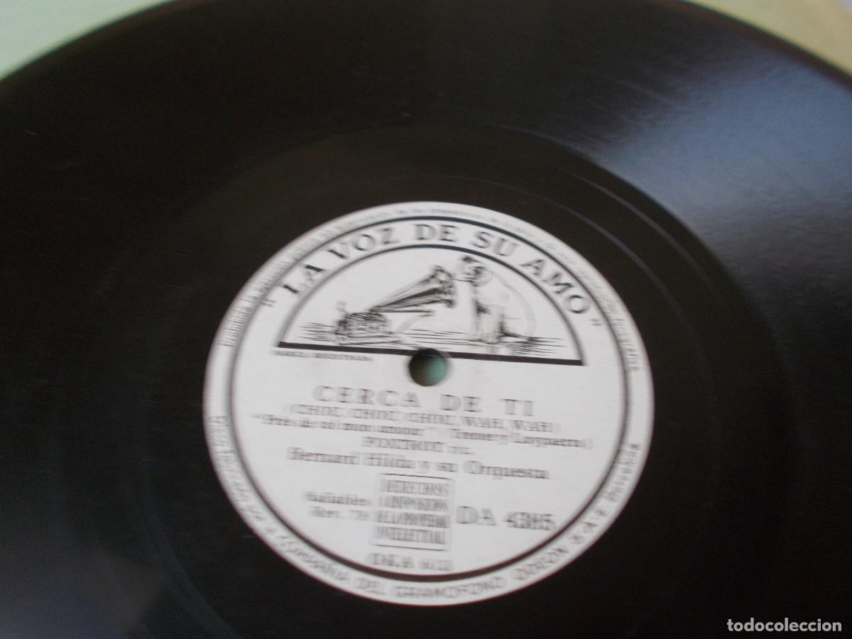 Discos de pizarra: BERNARD HILDA Y SU ORQUETA Cerca de ti / Es Usted - Foto 4