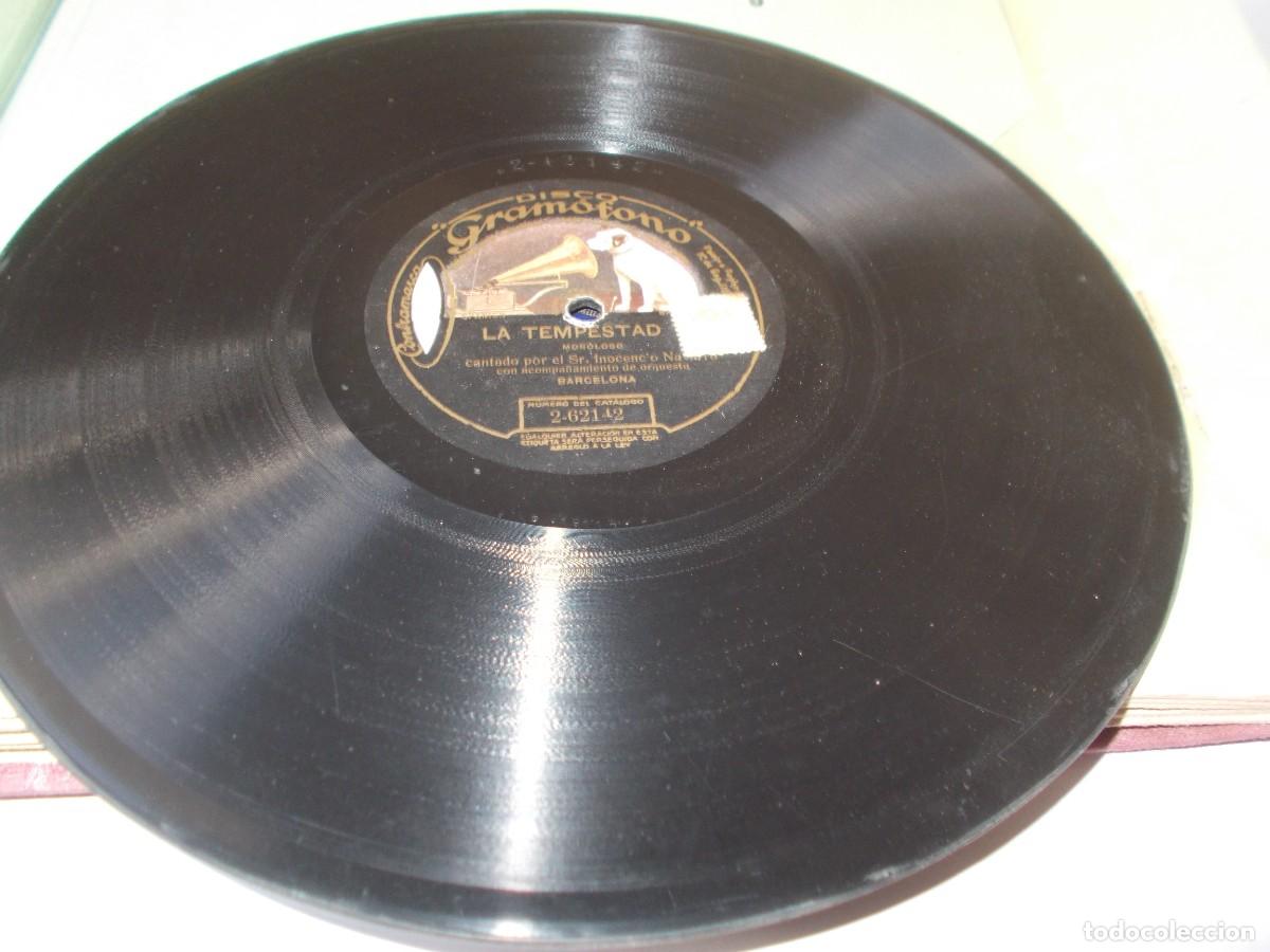 Discos de pizarra: INOCENCIO NAVARRO Don Lucas del Cigarral / La tempestad - Foto 3