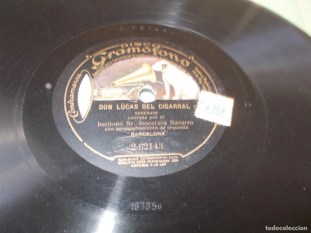 Discos de pizarra: INOCENCIO NAVARRO Don Lucas del Cigarral / La tempestad - Foto 4
