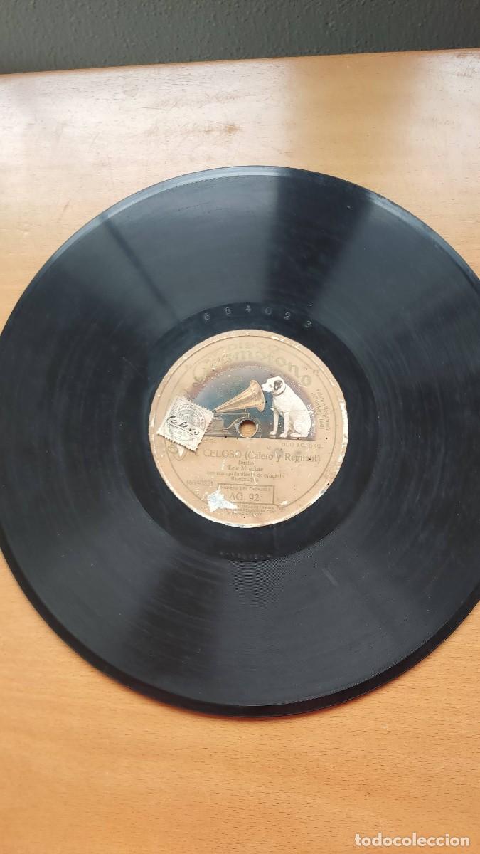 Discos de pizarra: DISCO DE PIZARRA &rdquo; &iquest; AY, QUE RISA &rdquo; Y &rdquo; EL CELOSO &rdquo; POR EL DUO LOS MORITAS - Foto 1