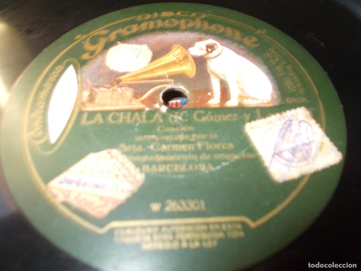 Discos de pizarra: CARMEN FLORES La casta&ntilde;era / La chal&aacute; - Foto 2
