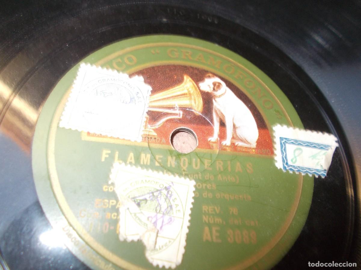 Discos de pizarra: CARMEN FLORES Flamenquerias / El publico - Foto 4