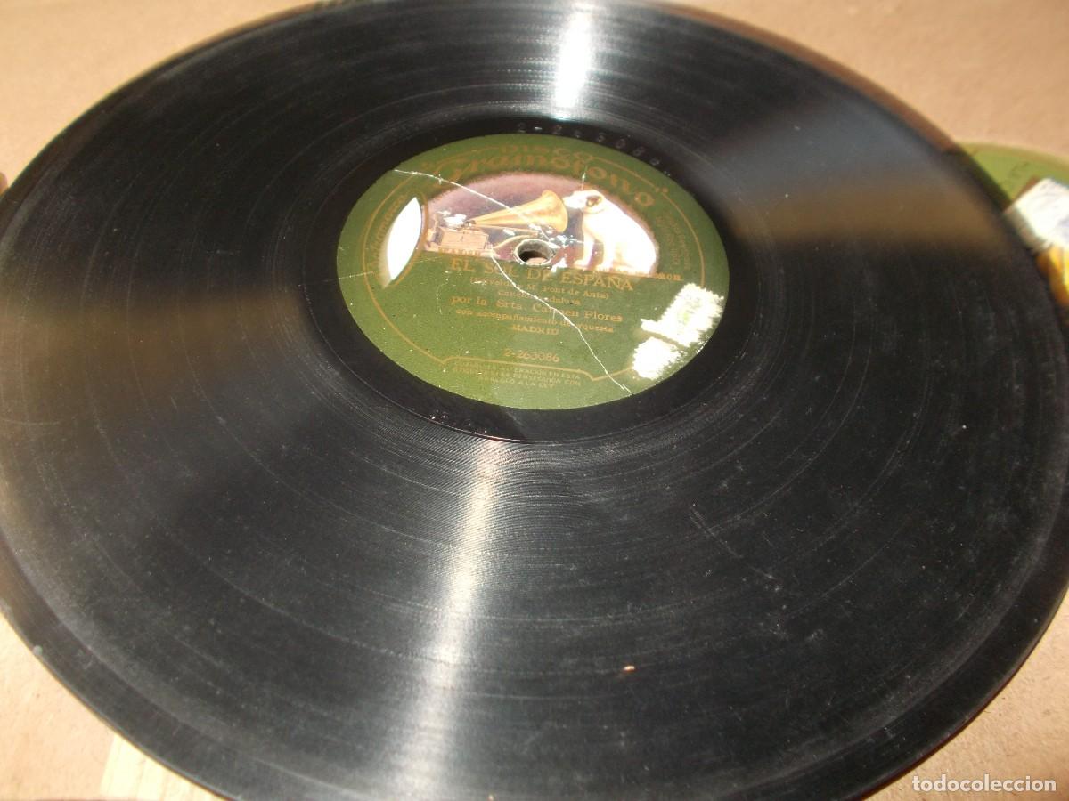 Discos de pizarra: CARMEN FLORES El Sol de Espa&ntilde;a / Me llamo Carmen - Foto 3