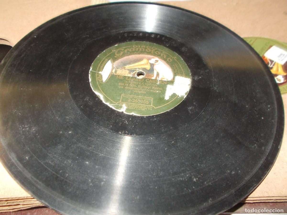Discos de pizarra: CARMEN FLORES El Sol de Espa&ntilde;a / Me llamo Carmen - Foto 5