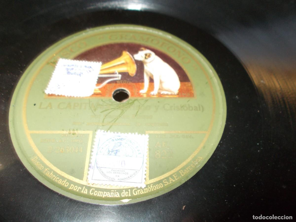 Discos de pizarra: CARMEN FLORES La capitana / &iexcl;Valencia! - Foto 2