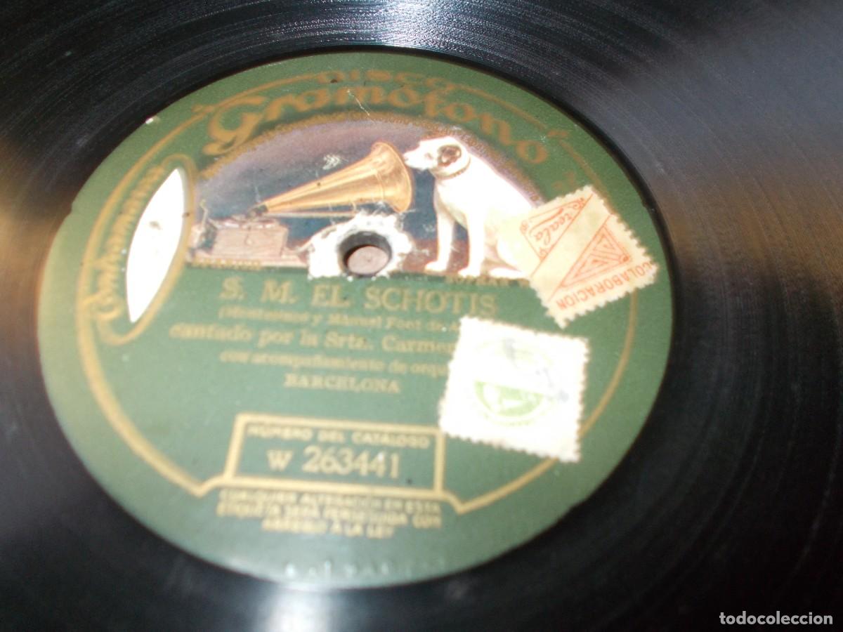 Discos de pizarra: CARMEN FLORES S. M. El Schotis / El Mant&oacute;n de la Kerm&eacute;s - Foto 4
