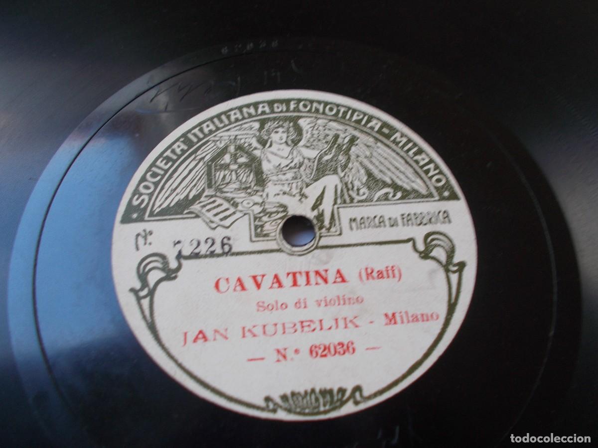 Discos de pizarra: JAN KUBELIK Visi&oacute;n / Cavatina - Solo de Violino - Foto 2