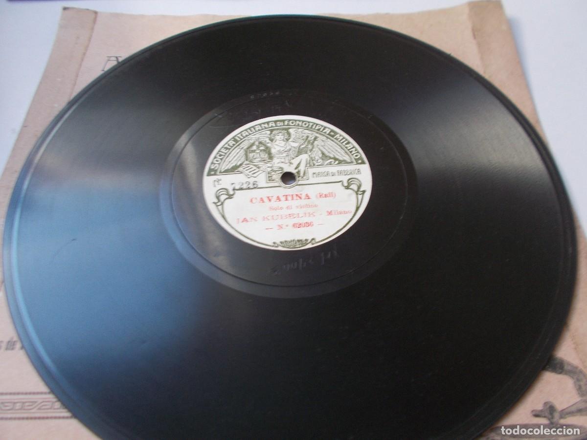 Discos de pizarra: JAN KUBELIK Visi&oacute;n / Cavatina - Solo de Violino - Foto 3