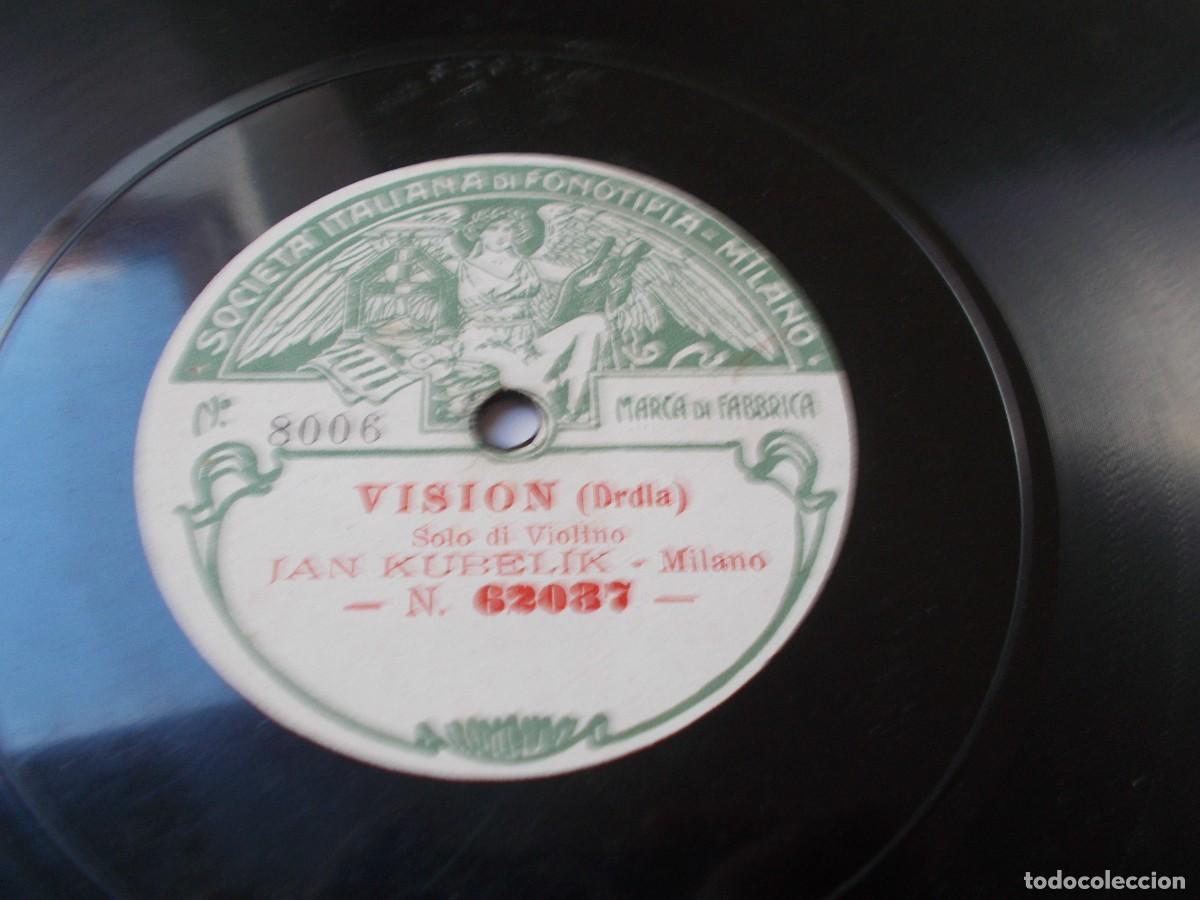 Discos de pizarra: JAN KUBELIK Visi&oacute;n / Cavatina - Solo de Violino - Foto 4