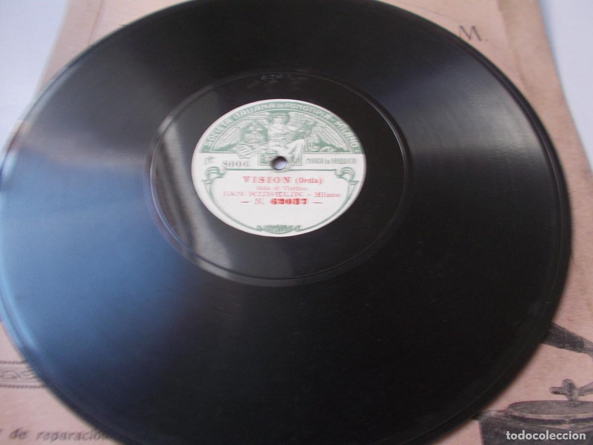 Discos de pizarra: JAN KUBELIK Visi&oacute;n / Cavatina - Solo de Violino - Foto 5