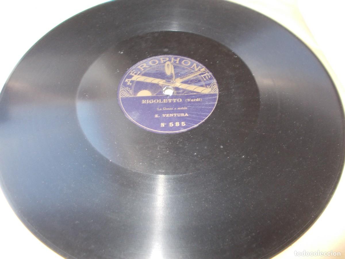 Discos de pizarra: E. VENTURA Rigoletto -La dona e mobile / Ballata - Foto 3