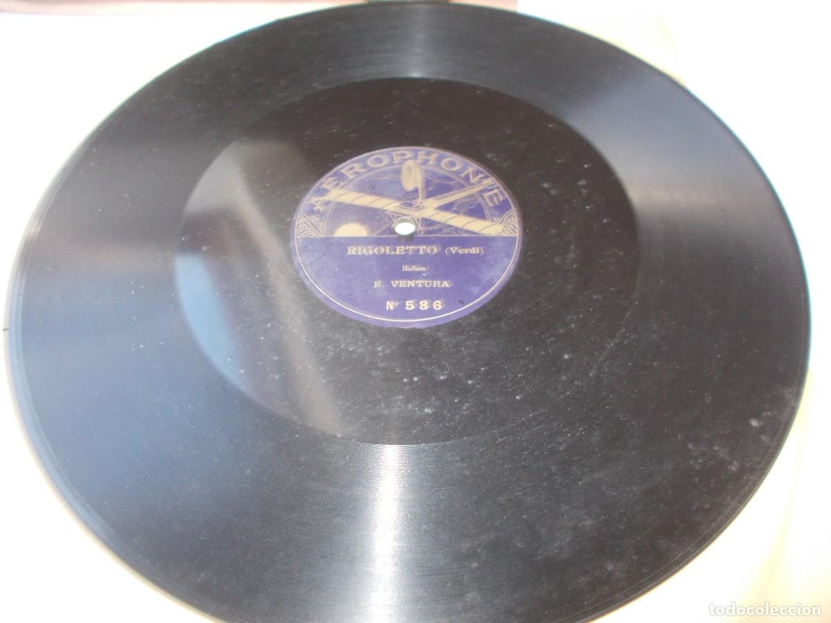 Discos de pizarra: E. VENTURA Rigoletto -La dona e mobile / Ballata - Foto 5