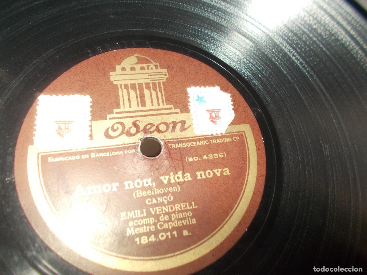 Discos de pizarra: EMILI VENDRELL Amor nou, vida nova / La besada - Foto 4