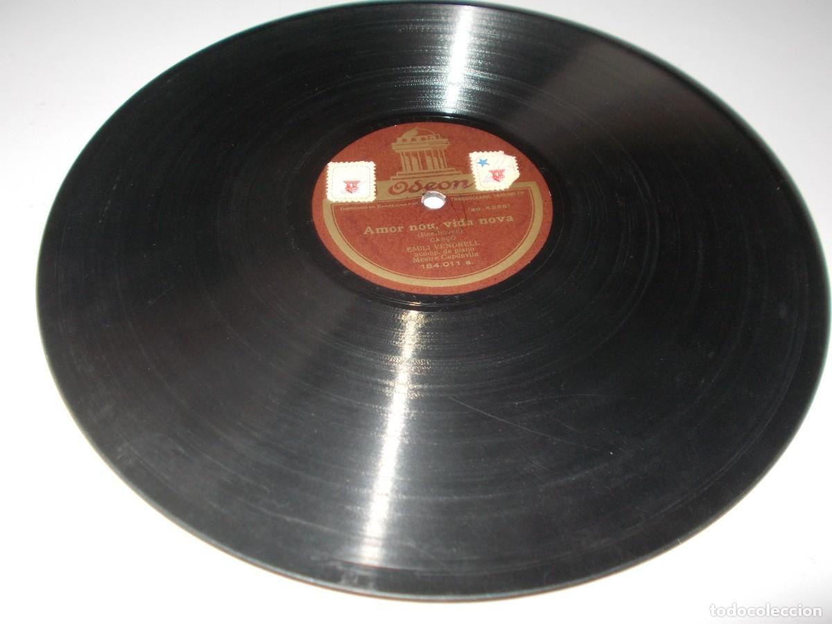 Discos de pizarra: EMILI VENDRELL Amor nou, vida nova / La besada - Foto 5