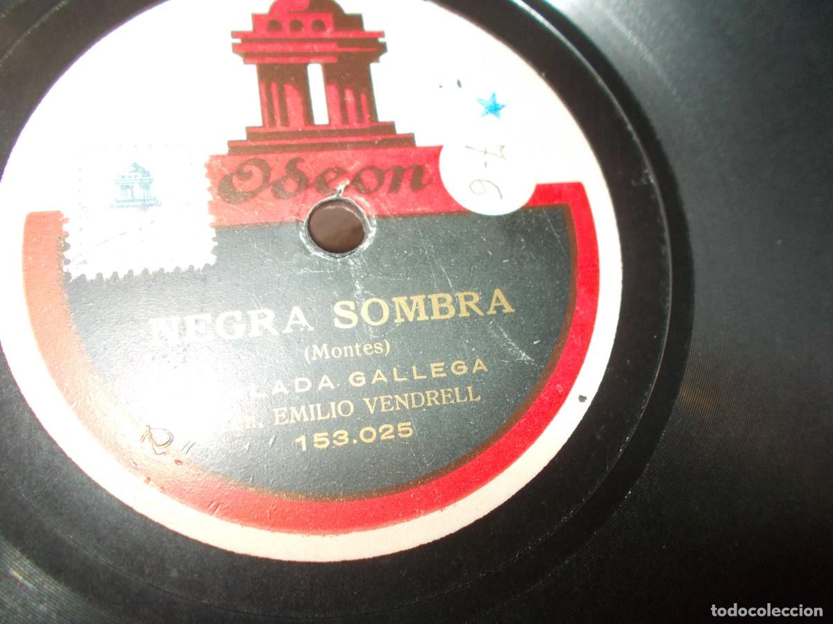 Discos de pizarra: EMILI VENDRELL Alborada gallega / Negra sombra - Foto 4