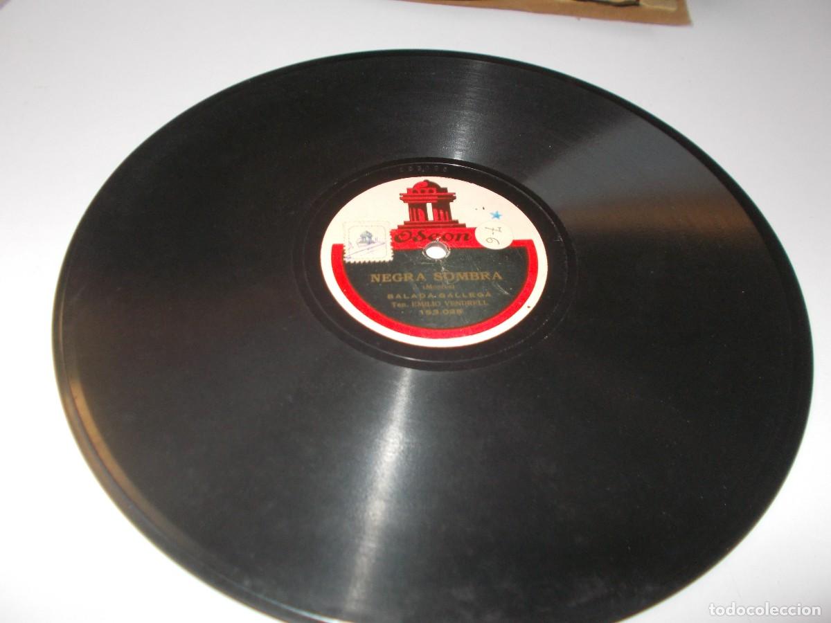 Discos de pizarra: EMILI VENDRELL Alborada gallega / Negra sombra - Foto 5