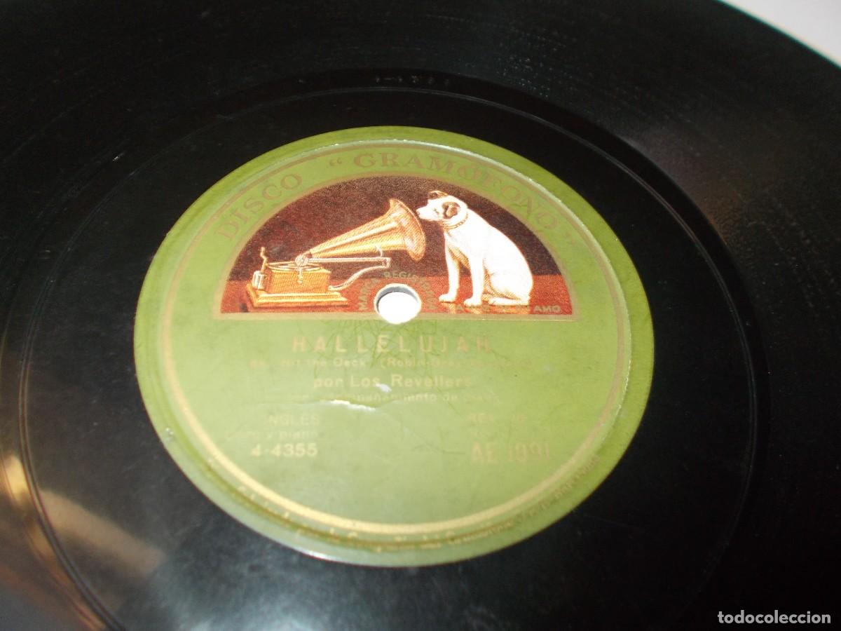 Discos de pizarra: LOS REVELLERS Hallelujah / All alone monday - Foto 1