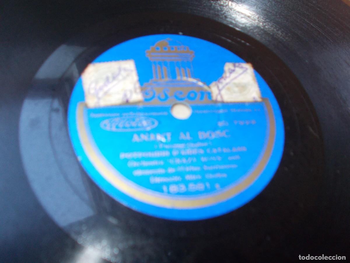 Discos de pizarra: ORCHESTRA CRAZY BOYS Anat al Bosc / Venint del bosc - Foto 2