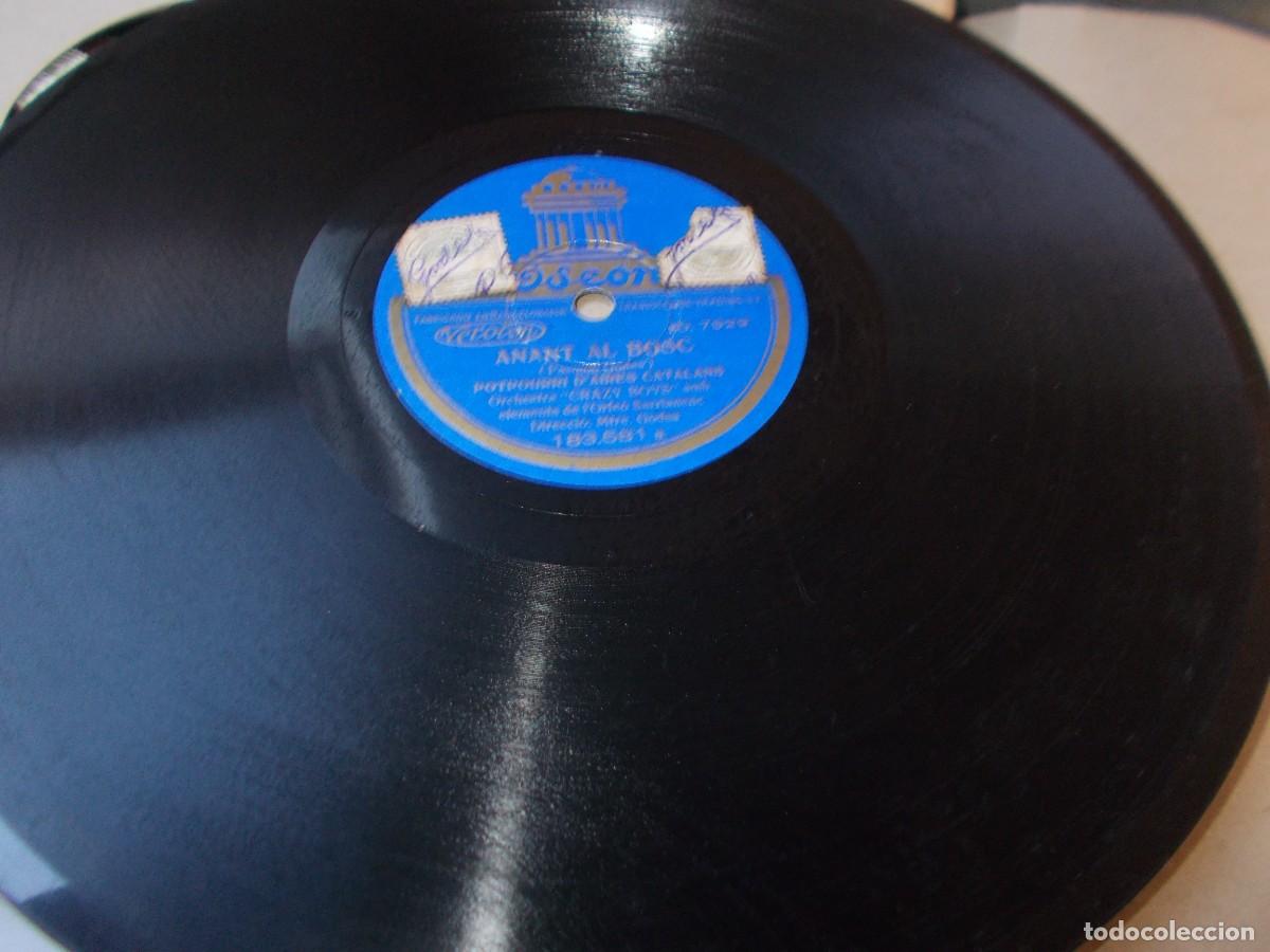 Discos de pizarra: ORCHESTRA CRAZY BOYS Anat al Bosc / Venint del bosc - Foto 3