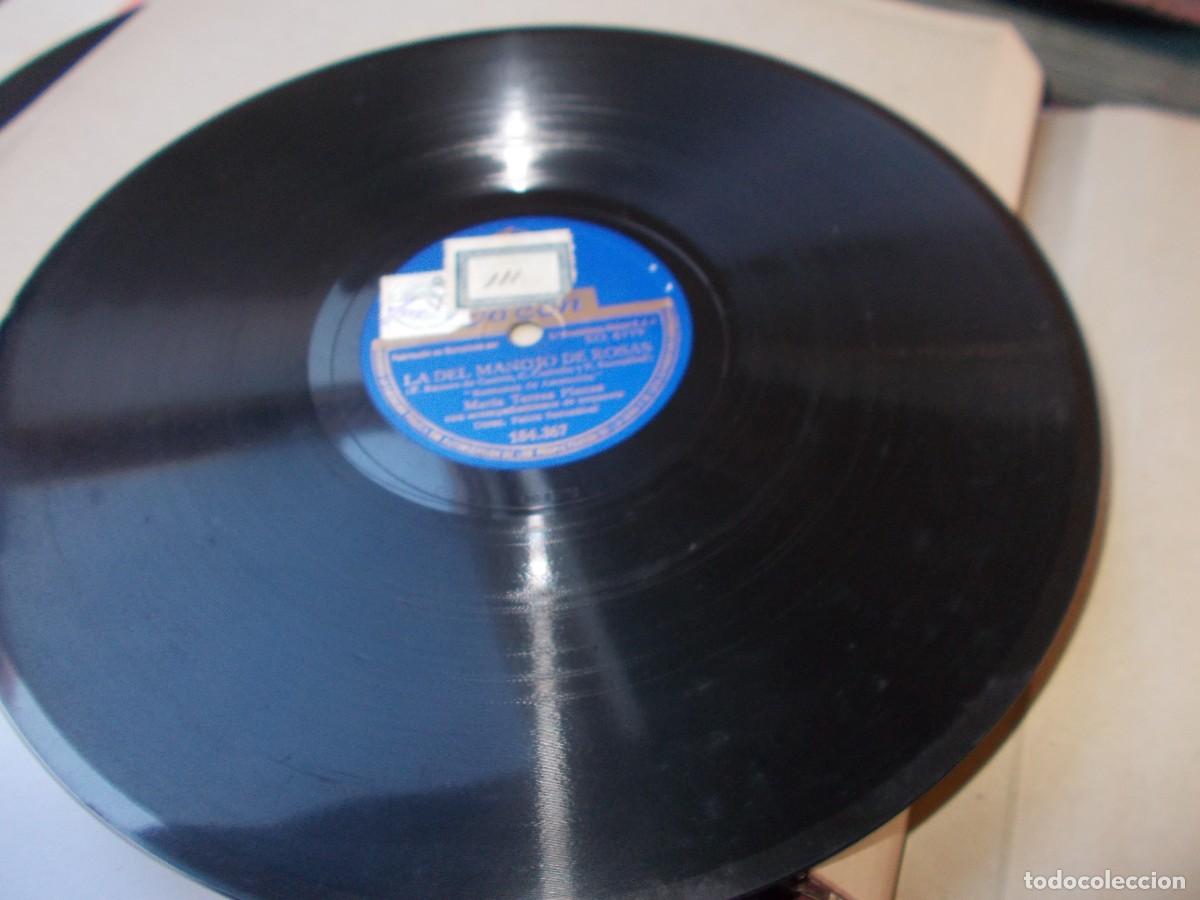 Discos de pizarra: LA DEL MANOJO DE ROSAS Farruca Gitana / Romanza de Ascenci&oacute;n - Foto 3