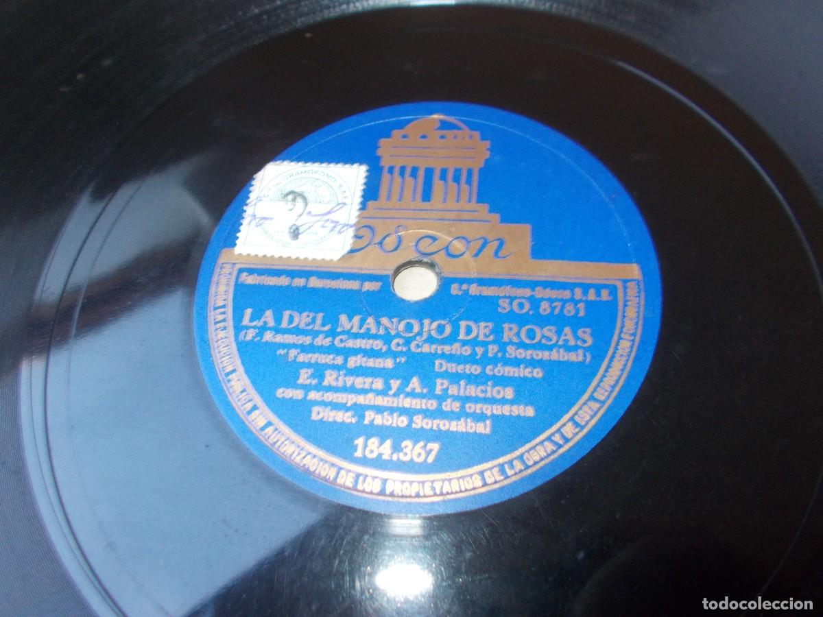 Discos de pizarra: LA DEL MANOJO DE ROSAS Farruca Gitana / Romanza de Ascenci&oacute;n - Foto 4