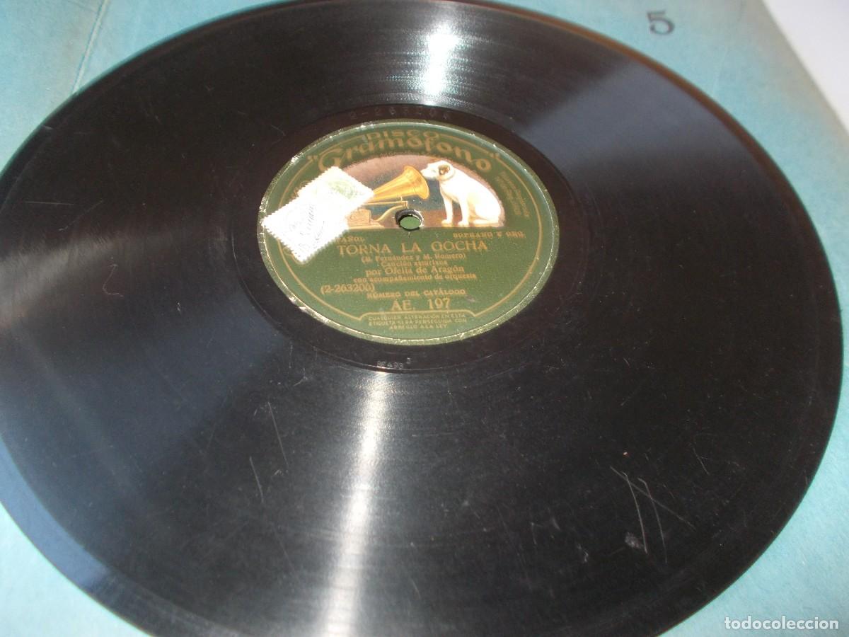 Discos de pizarra: OFELIA DE ARAG&Oacute;N Torna la Gocha / Adi&oacute;s Rosina - Foto 3