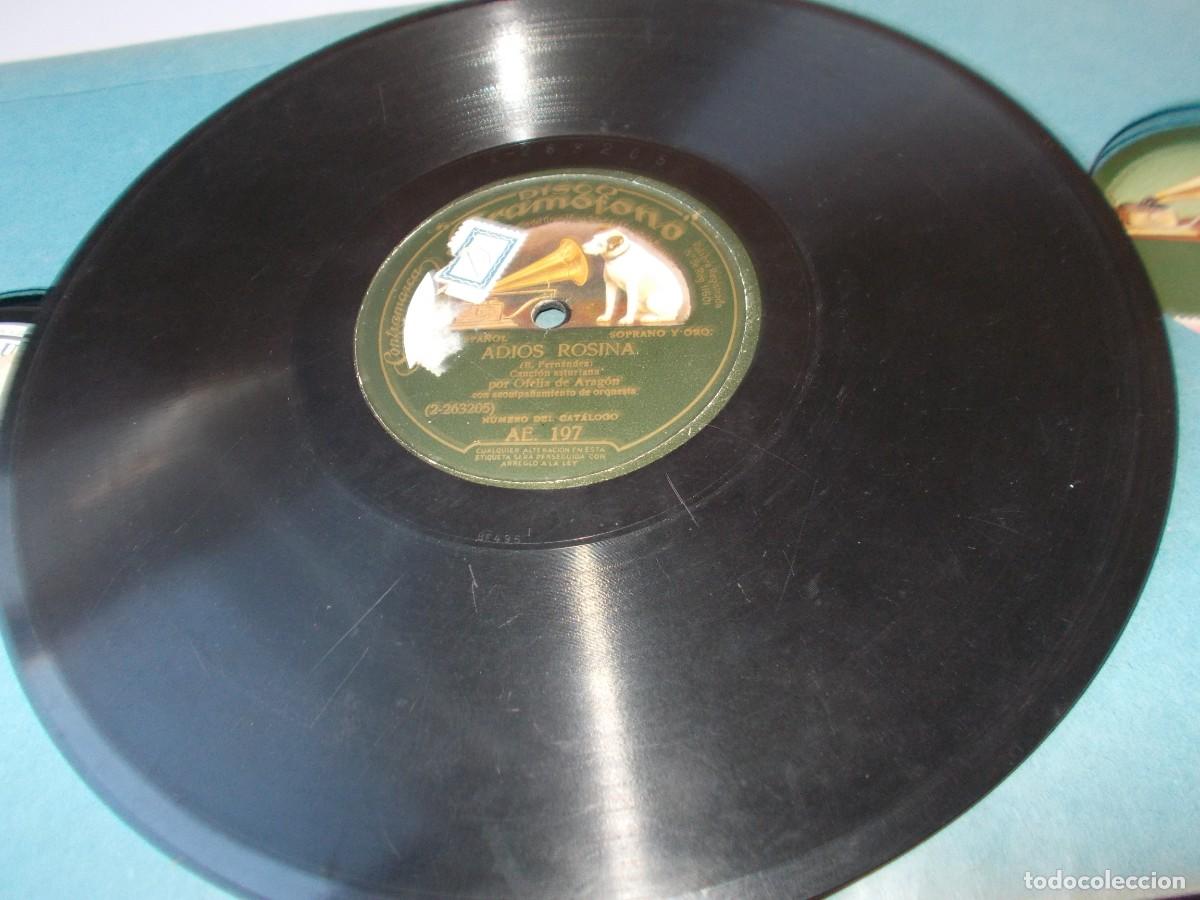 Discos de pizarra: OFELIA DE ARAG&Oacute;N Torna la Gocha / Adi&oacute;s Rosina - Foto 5