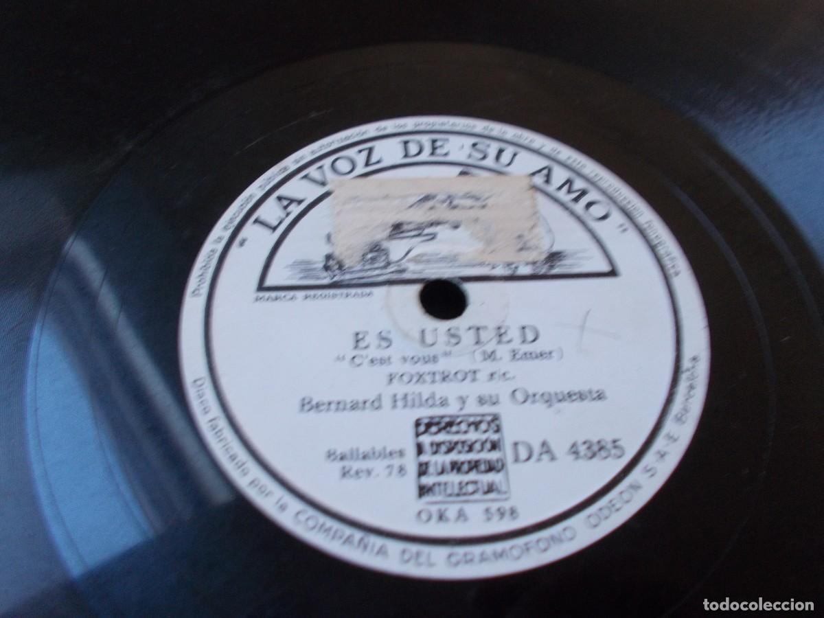 Discos de pizarra: BERNARD HILDA y su Orquesta Cerca de ti / Es Usted - Foto 4