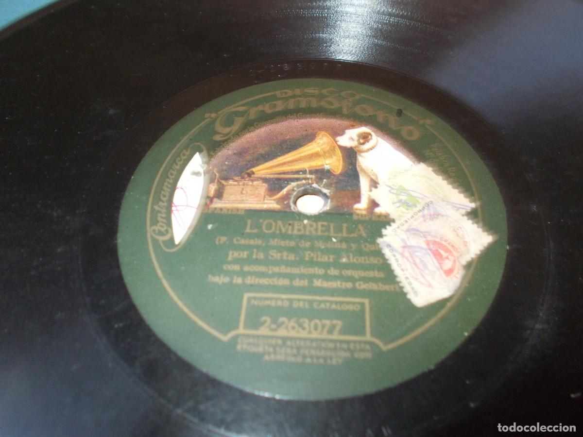 Discos de pizarra: PILAR ALONSO Rossendet / LOmbrella - Foto 4