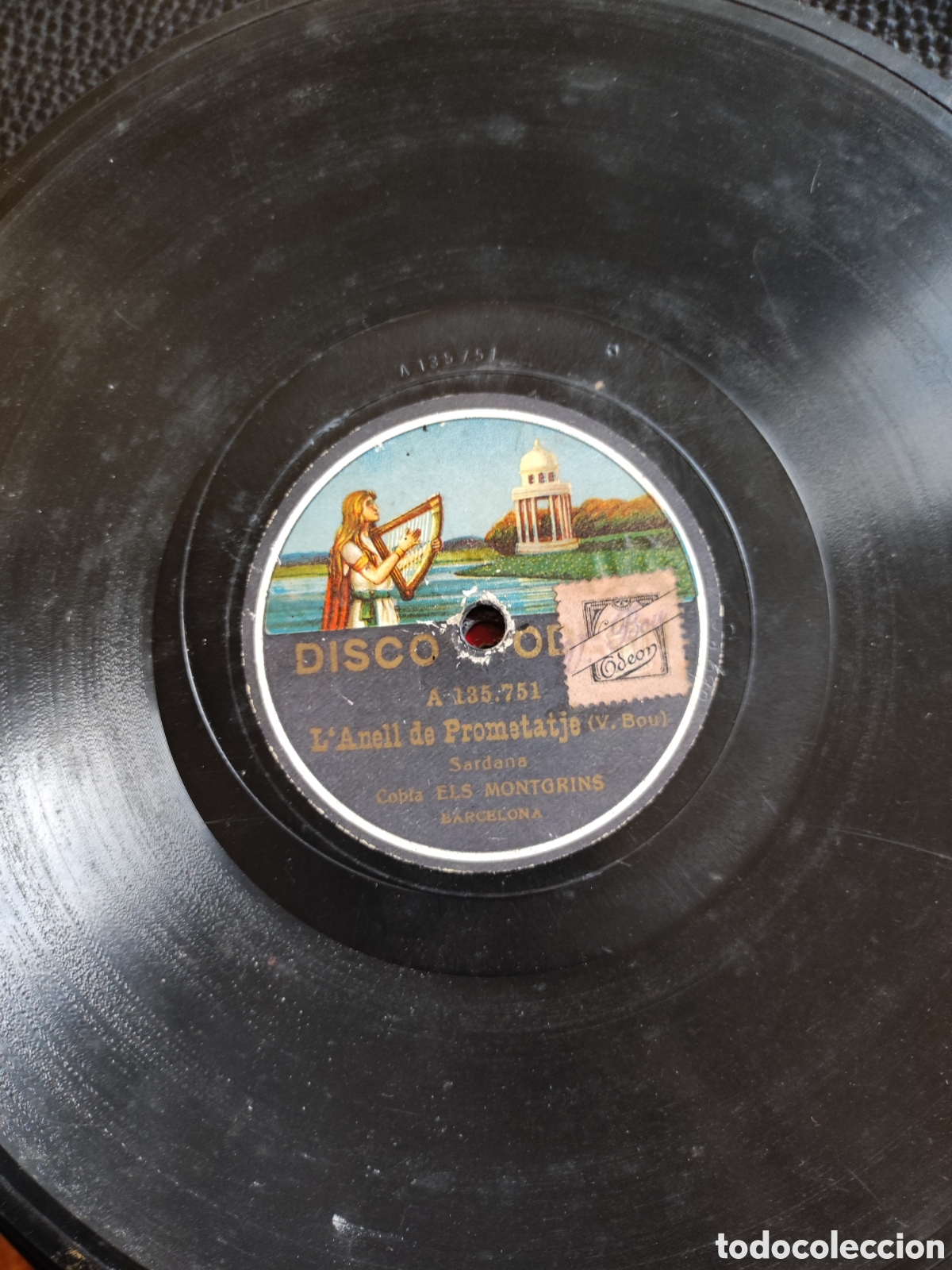 Discos de pizarra: Disco Gram&oacute;fono Sardanas - Foto 1