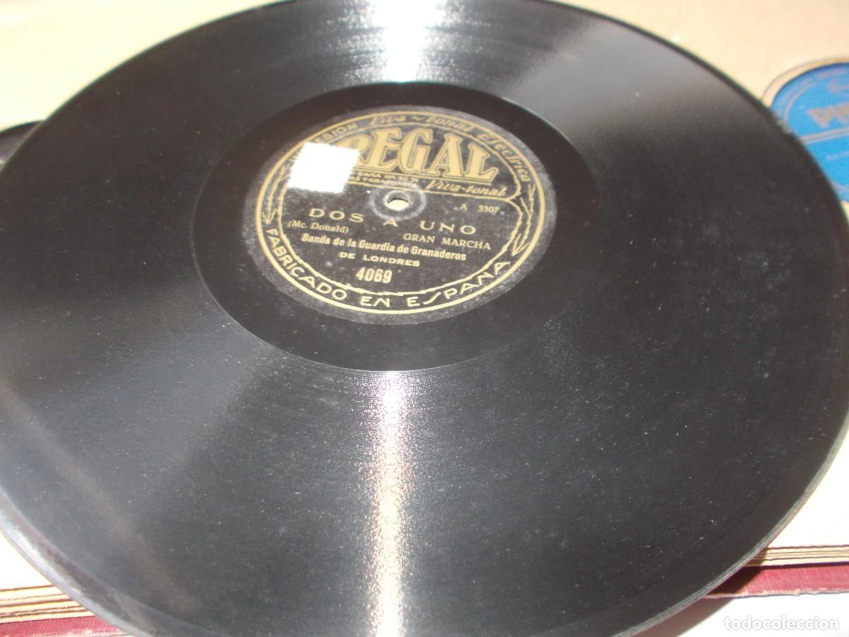 Discos de pizarra: BANDA DE LA GUARDIA DE GRANADEROS DE LONDRES Dos a uno / El Abanico - Foto 5