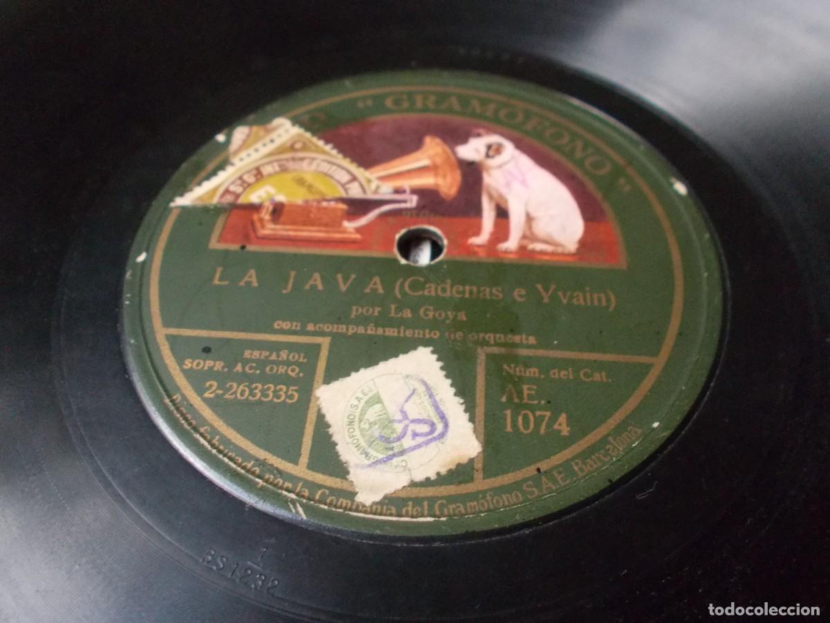 Discos de pizarra: LA GOYA Rosa Castellana / La Java - Foto 4