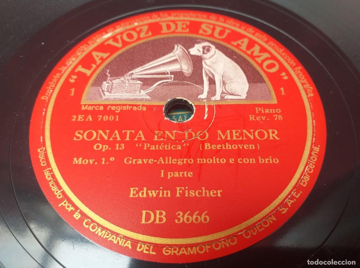 Discos de pizarra: DISCO DE PIZARRA SONATA EN DO MENOR 1-2 - Foto 2