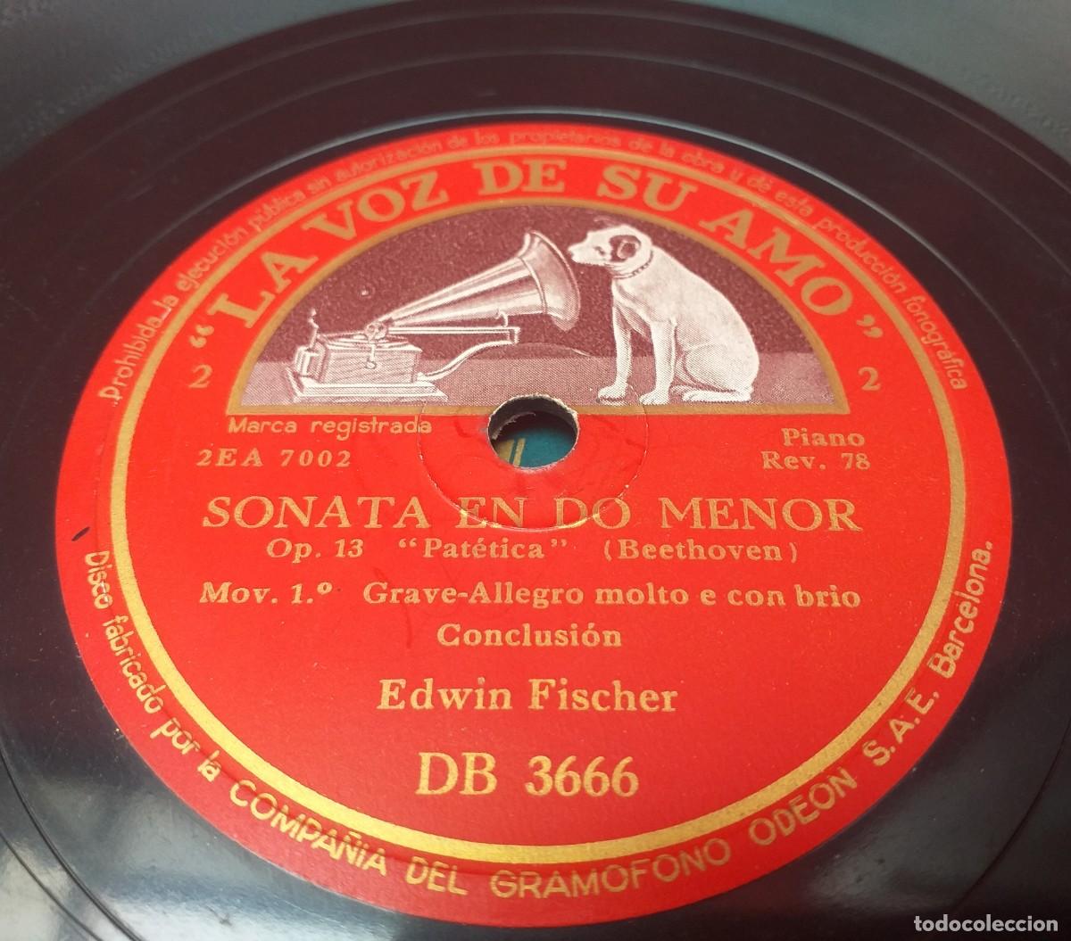 Discos de pizarra: DISCO DE PIZARRA SONATA EN DO MENOR 1-2 - Foto 4