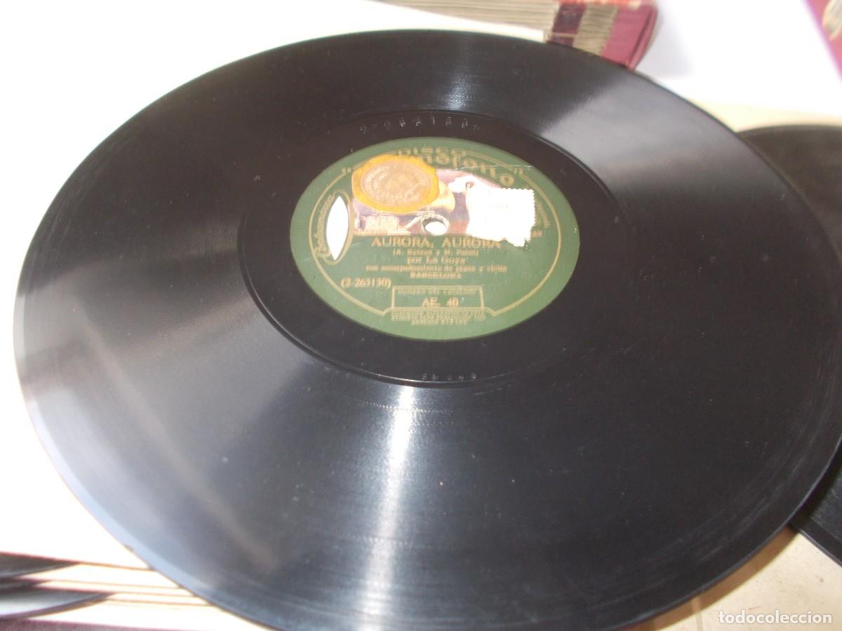 Discos de pizarra: LA GOYA Sandunga / Aurora, Aurora - Foto 3