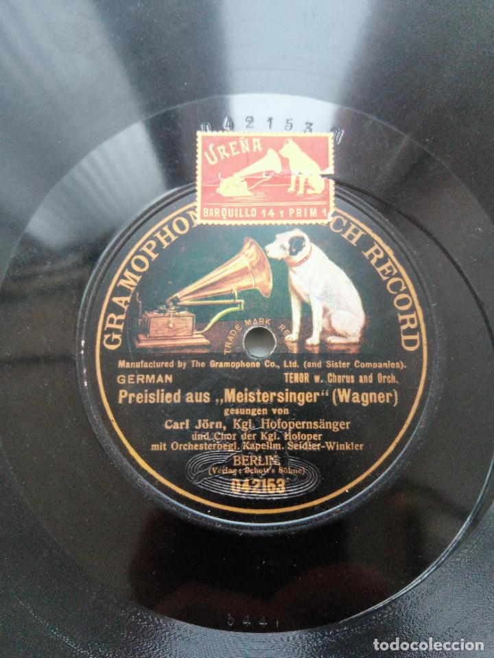 Discos de pizarra: DISCO PIZARRA. ANREDE DES POGNERAUS, MEISTERSINGER - Foto 3